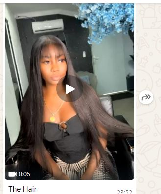 najnowsza sprawa firmy na temat Efekt naszych wiązek włosów po założeniu