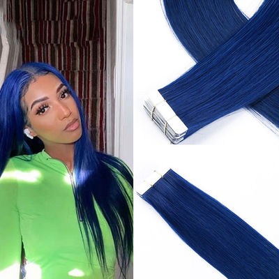 jakość  Tangle Free Invisi Tape In Hair Extensions Colored Soft Silky fabryka
