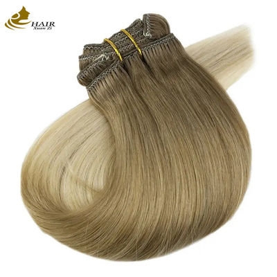 jakość  Customized Human Ponytail Hair Extensions Straight 120 Grams fabryka