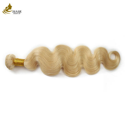 jakość  Remy 613 Brazilian Raw Hair Ombre Human Hair Extensions 613 Blonde Hair Weft fabryka
