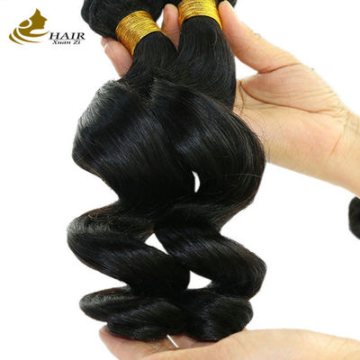 Naturalny Czarny Kambodżański Dziewica 16 Inch Brazylijski Włosy Luźne Wave OEM