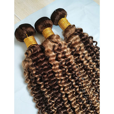 Kinky Curl Hair Bundles P4/27 Ombre Rozszerzenia włosów