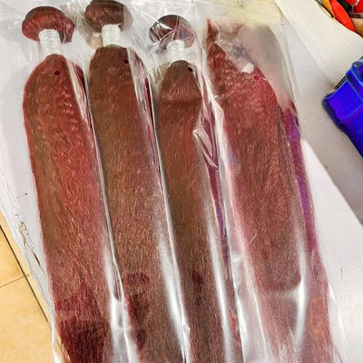 Sprzedaż hurtowa Ombre Human Hair Extensions Brazylijski Kinky Straight Yaki Hair Weave Bundles