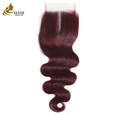 Virgin Ombre 99j Body Wave ludzkie włosy koronka zamknięta z włosami dziecka