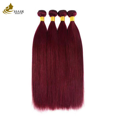 Rozszerzenia 99J Winered Burguney Color Human Hair Bundles