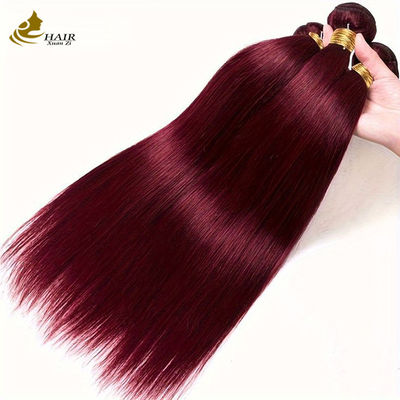 Rozszerzenia 99J Winered Burguney Color Human Hair Bundles