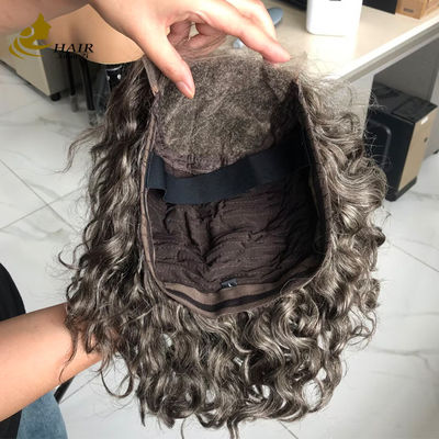 Zindywidualizowany Gery 5*5 HD Body Wave Glueless Silk Top Full Lace Wig