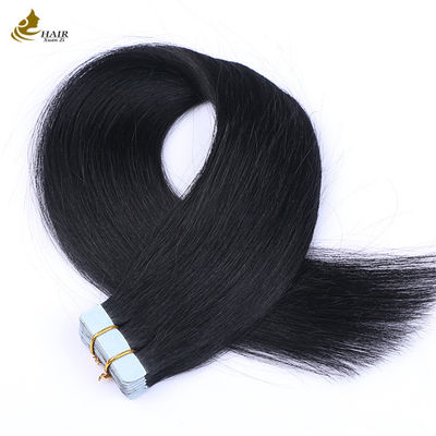 12A Klasa Europejska surowa nieprzetworzona Super podwójnie wyciągnięta Virgin Remy 100 Human Hair Tape In Hair Extension