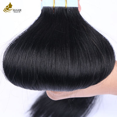 12A Klasa Europejska surowa nieprzetworzona Super podwójnie wyciągnięta Virgin Remy 100 Human Hair Tape In Hair Extension