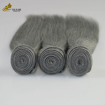 100% Virgin Ombre Human Hair Extensions Invisi Tape szary