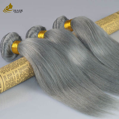 100% Virgin Ombre Human Hair Extensions Invisi Tape szary