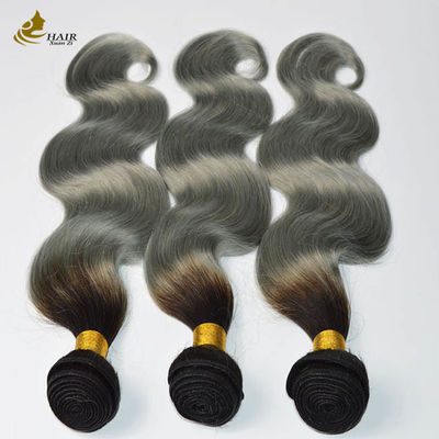 Niestandardowe włosy brazylijskie Ombre 24 Inch Hair Extensions Bundles Weave