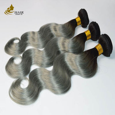 Niestandardowe włosy brazylijskie Ombre 24 Inch Hair Extensions Bundles Weave