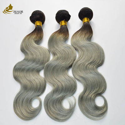 Niestandardowe włosy brazylijskie Ombre 24 Inch Hair Extensions Bundles Weave