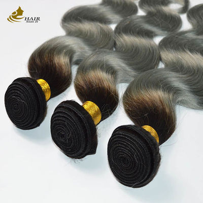 Niestandardowe włosy brazylijskie Ombre 24 Inch Hair Extensions Bundles Weave