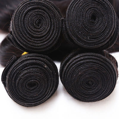 Białe 12A dziewicze ludzkie włosy 14 cali Peruvian Weave