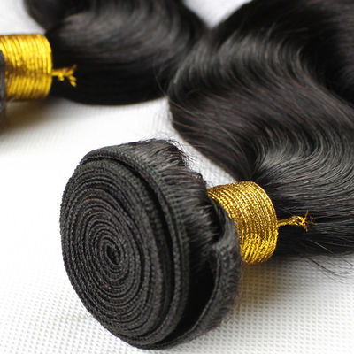 Białe 12A dziewicze ludzkie włosy 14 cali Peruvian Weave