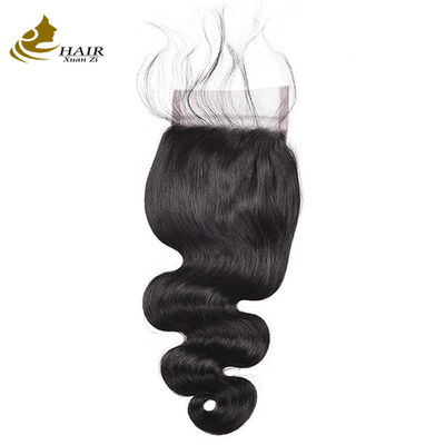 Najwyższej jakości brytyjski Virgin 9A Remy Wave Body Full Lace Frontal Closure 4x4 Human Hair