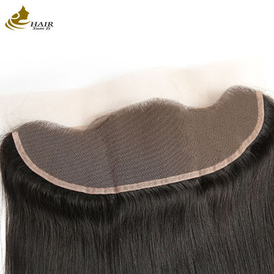 Średnio brązowe 8x8 sznurówka i frontale do prostych włosów ludzkich