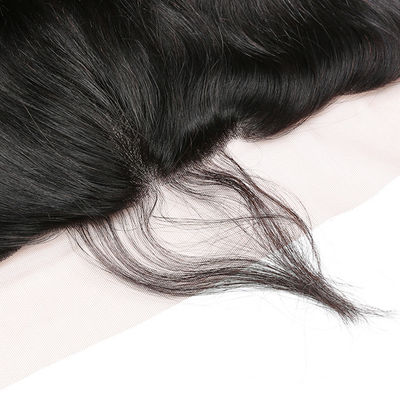 Średnio brązowe 8x8 sznurówka i frontale do prostych włosów ludzkich