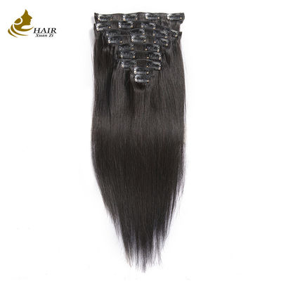 Remy 24 Inch Clip In Hair Extensions 100% Virgin w hurtowym OEM