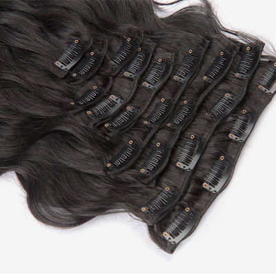 Człowiek Remy Wave 18 Inch Body Curly Clip W Hair Extensions