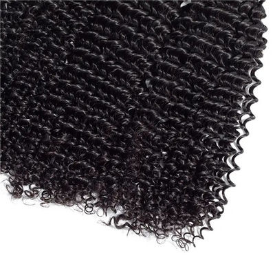 Kręcona tekstura Afro Kinky Bundles Virgin Wavy Human Hair Bundles Weft