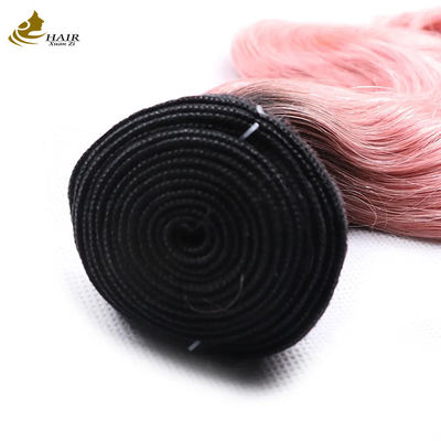 Malezyjskie różowe dziewicze ludzkie włosy 20 cali 1B naturalny wygląd