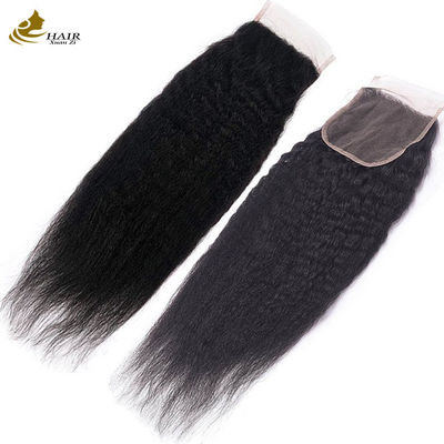 Kinky Straight Brazylijski Wątek Włosów Ludzi Z Zamknięciem 8A/9A/10A