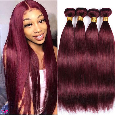 8-30 cali 99j Burgundii Peruka Body Wave Rozszerzenia ludzkich włosów