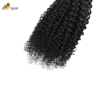 Kręcone Wave Weft Weave Hair Extensions Afro Kinky Bundles Naturalny Czarny