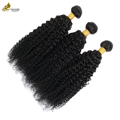 Kręcone Wave Weft Weave Hair Extensions Afro Kinky Bundles Naturalny Czarny