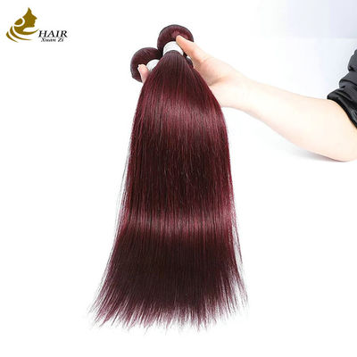 99j Burgundii Body Wave Bundles Brazylijski Virgin Remy Human Hair Extension Bundles