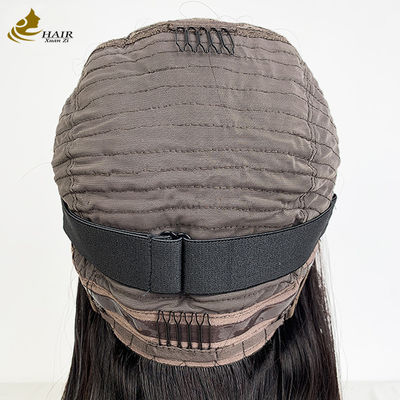 Dziewicze włosy brazylijskie prosty jedwab top ludzkie włosy koronka peruka dla kobiet ludzkie włosy