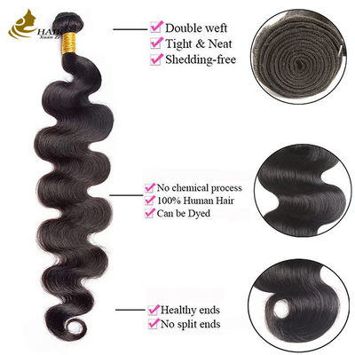 Body Wave Europejski włos ludzki 9A 100 g na paczkę Peruka