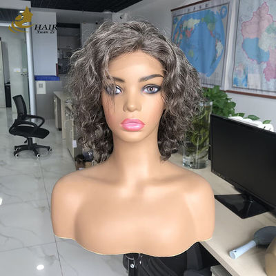 Zindywidualizowany Gery 5*5 HD Body Wave Glueless Silk Top Full Lace Wig