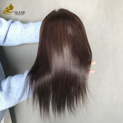 3# Color Straight Needle Delivery Human Hair Lace Wig Virgin Human Hair Full Lace Wig