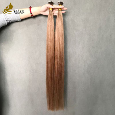 100% Human Hair Nano Ring Machine Pre-Bonded Straight Nano Tip Hair Extension