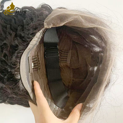jakość 130 Gęstość włosów Bezklejowa jedwabna czapka pełna koronka peruka bok styl rozstania ręcznie związany wygląd naturalny trwały wygodny fabryka